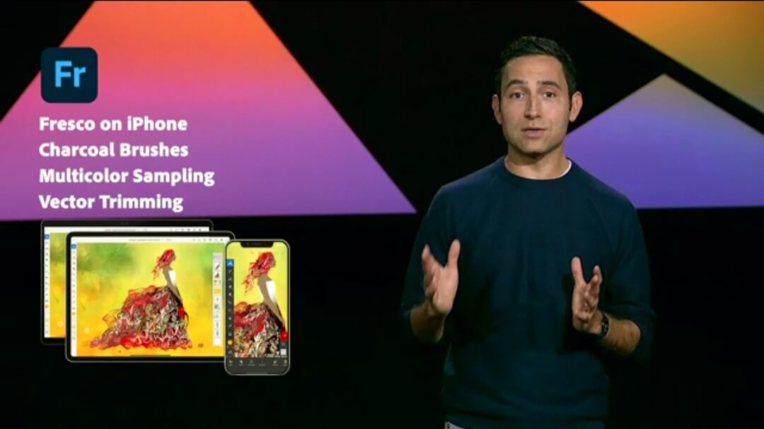 A screenshot from my phone of Adobe MAX 2020